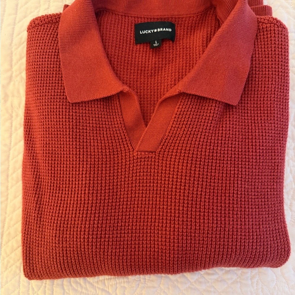 Lucky Brand Crimson Knit Pullover